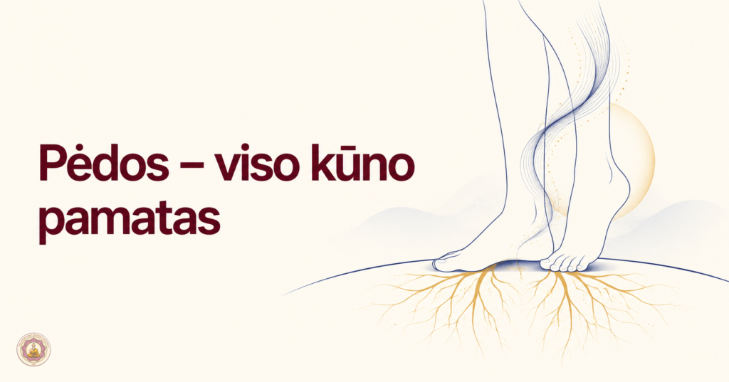 Pėdos – viso kūno pamatas