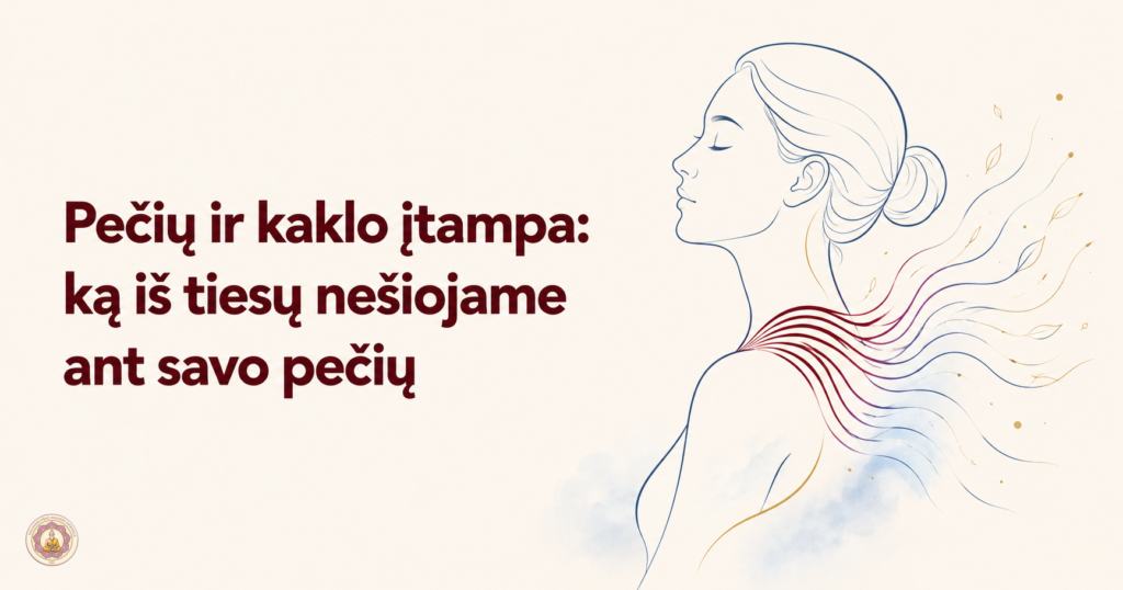 Pečių ir kaklo įtampa – ką iš tiesų nešiojame ant savo pečių